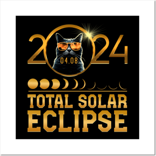 4.8.2024 Solar Eclipse Posters and Art